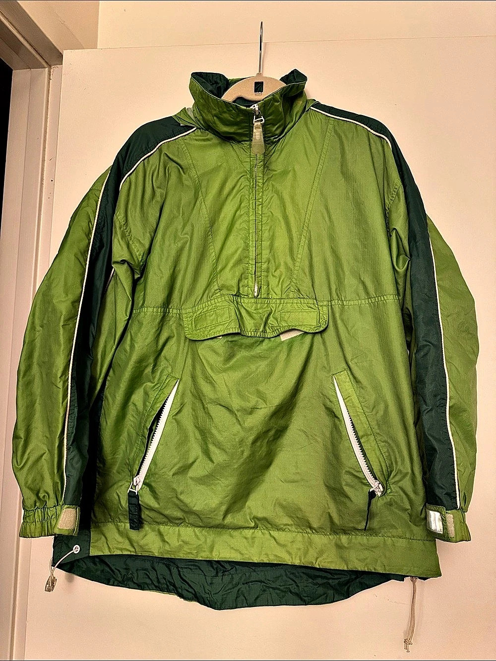 Zero Xposur Green Anorak Windbreaker Size Small